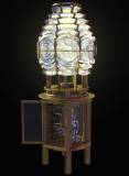 Fresnel-Lighhouse-Lampa Fresnel lens and clockwork base