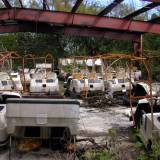 15 Abandoned resort golfcarts, Eluthera