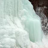 Icefall-2 Beautiful blue tinged ice along the Burgeo Road